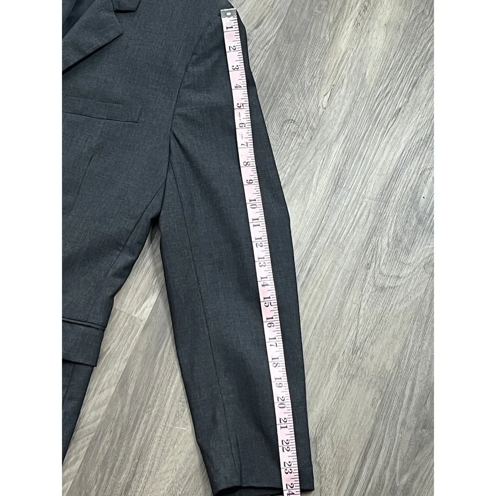 Theory‎ Blazer Mens 40 Sports Coat Grey Wool Regular Classic Jacket